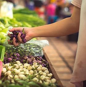 verduras mercado frutas