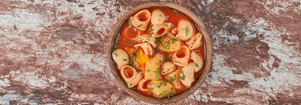 Sopa de pasta tipica colombiana