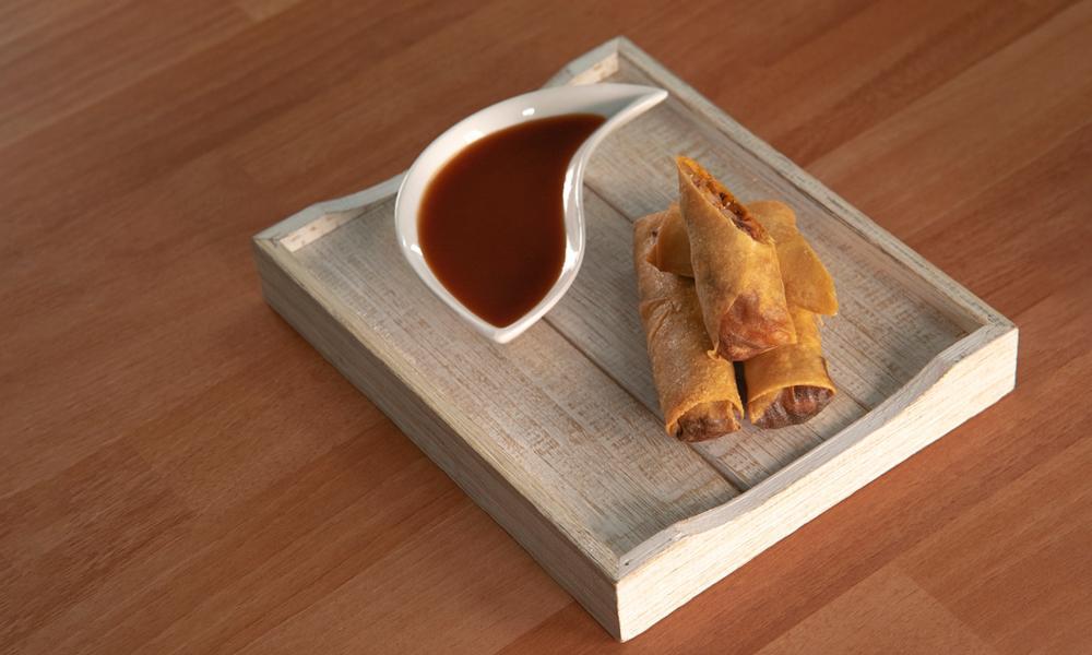 Receta Springrolls de mariscos